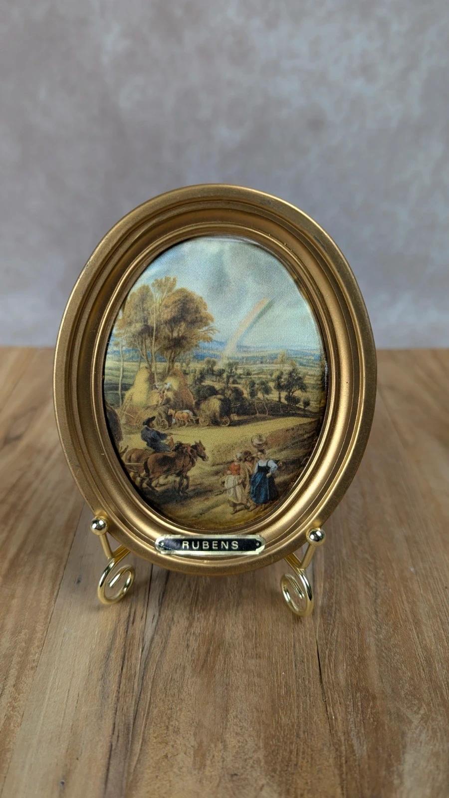 Petit cadre vintage Rubens – impression sur tissu