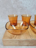 Petit lot vintage Duralex 🍯 Verre ambré