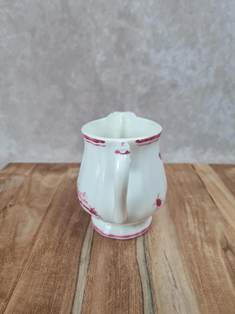 Petit pichet ancien Gien – décor “paysage Rose” 🌸