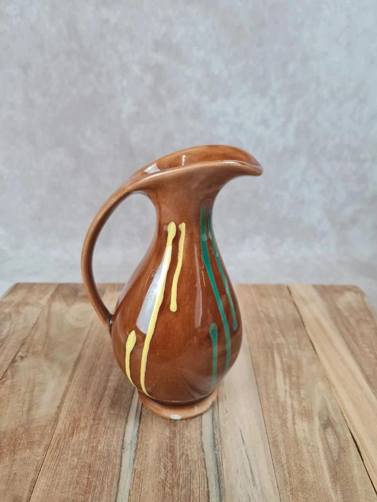 Petit pichet vintage en céramique Noblaceram