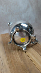 Petit pot à lait & sucrier en métal argenté