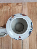 🏺 Petit pot couvert chinois en porcelaine décor Imari