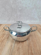 Petit sucrier vintage en inox – Made in France