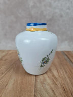 Petit vase en faïence signé La Renoleau – Angoulême 1968 🌼