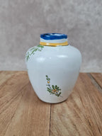 Petit vase en faïence signé La Renoleau – Angoulême 1968 🌼