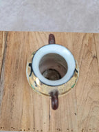 Petit vase japonais ancien Satsuma Moriage 🎎 décor bouddhique