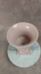 Petit vase Médicis ancien rose poudré