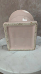 Petit vase Médicis ancien rose poudré