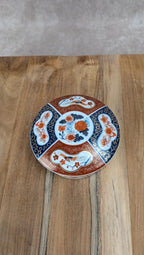 Petite boîte en porcelaine décor asiatique
