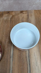 Petite boîte en porcelaine décor asiatique