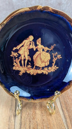 Petite soucoupe décorative en porcelaine de Limoges 💙