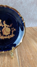 Petite soucoupe décorative en porcelaine de Limoges 💙