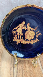 Petite soucoupe décorative en porcelaine de Limoges 💙