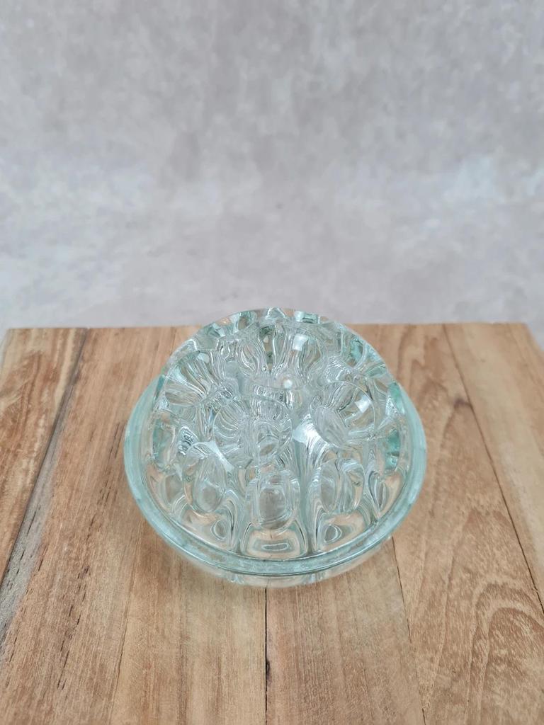 🌸 Pique - fleurs en verre moulé vintage – France Reims