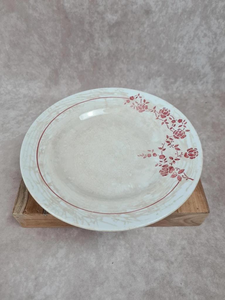 Plat ancien sur pied Saint - amand, modèle « Marcel »