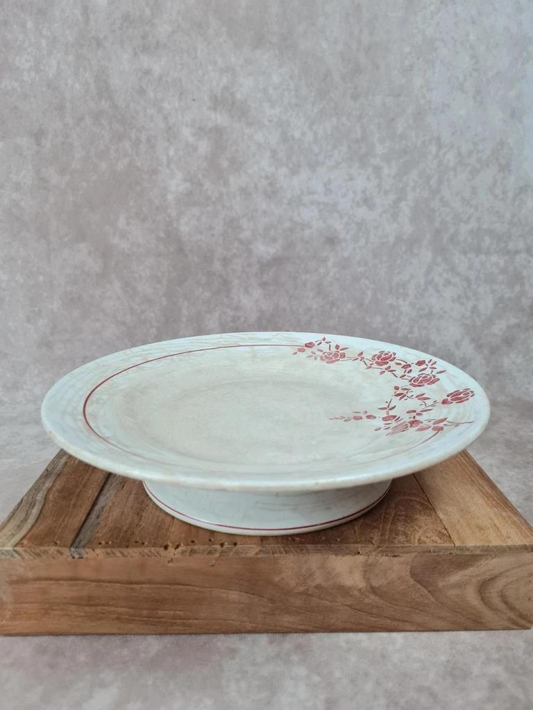 Plat ancien sur pied Saint - amand, modèle « Marcel »