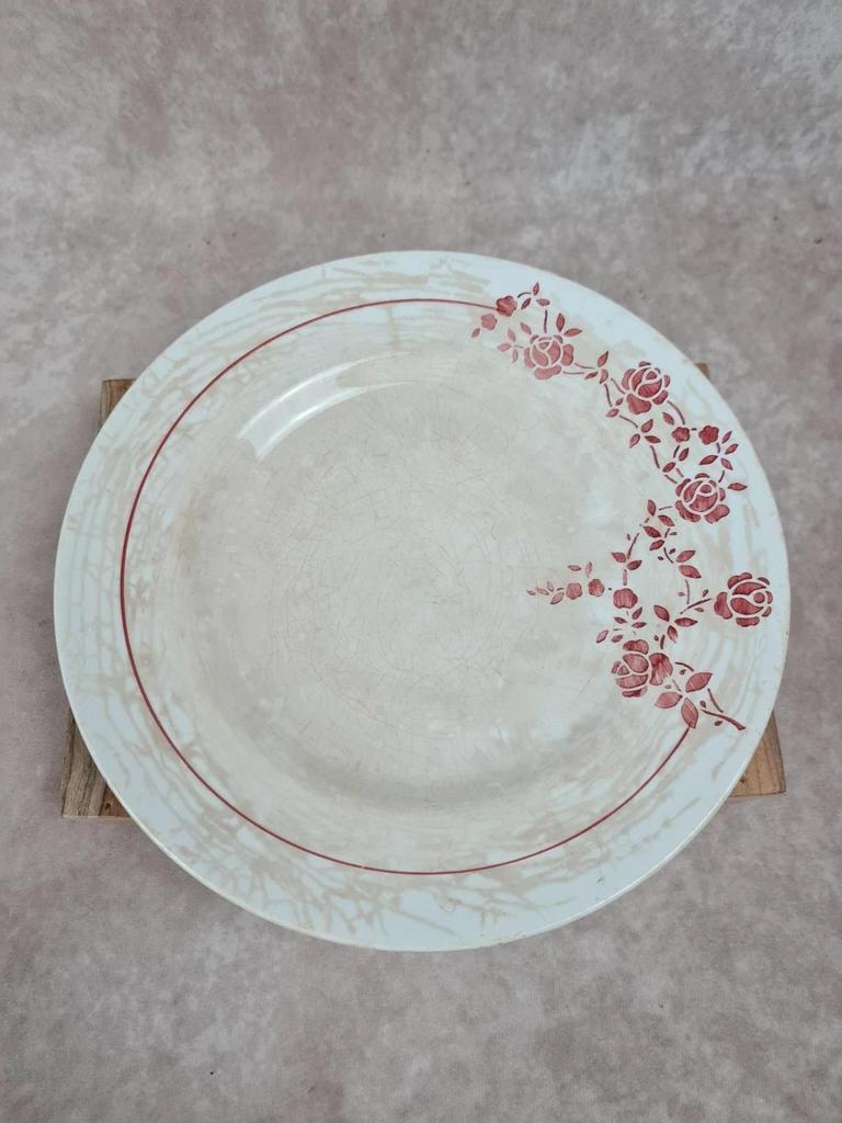 Plat ancien sur pied Saint - amand, modèle « Marcel »