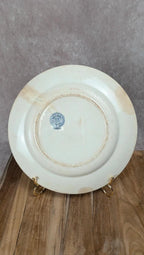 Plat ancien Terre de Fer Boulenger – modèle Floréal – Choisy - le - roi