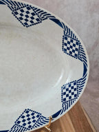 💙 Plat ovale ancien Moulin des Loups – modèle Pantin