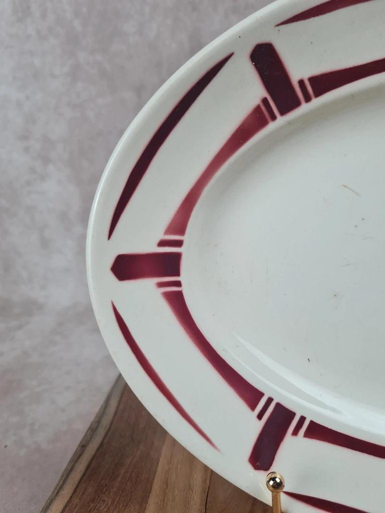 Plat ovale Badonviller – modèle Louise