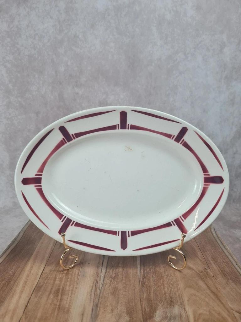 Plat ovale Badonviller – modèle Louise