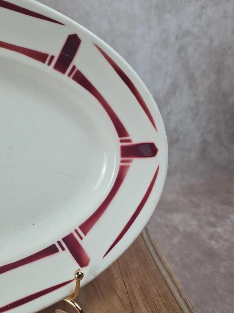 Plat ovale Badonviller – modèle Louise