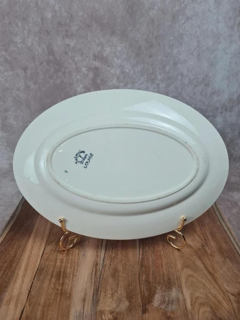 Plat ovale Badonviller – modèle Louise