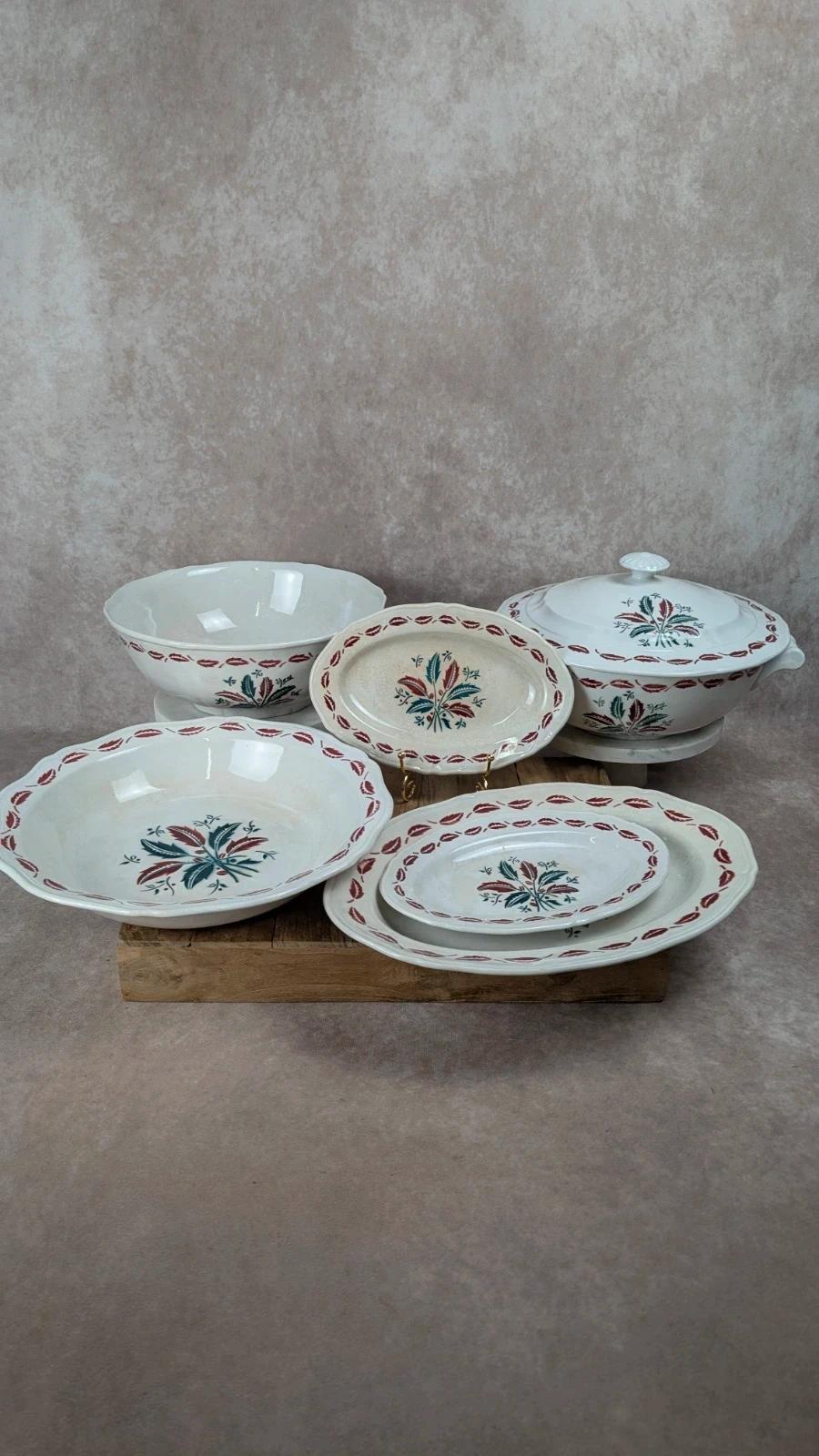 Plat ovale L’amandinoise, modèle Auvergne