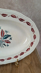 Plat ovale L’amandinoise, modèle Auvergne