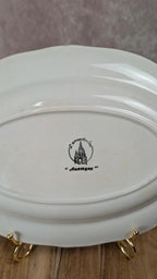 Plat ovale L’amandinoise, modèle Auvergne