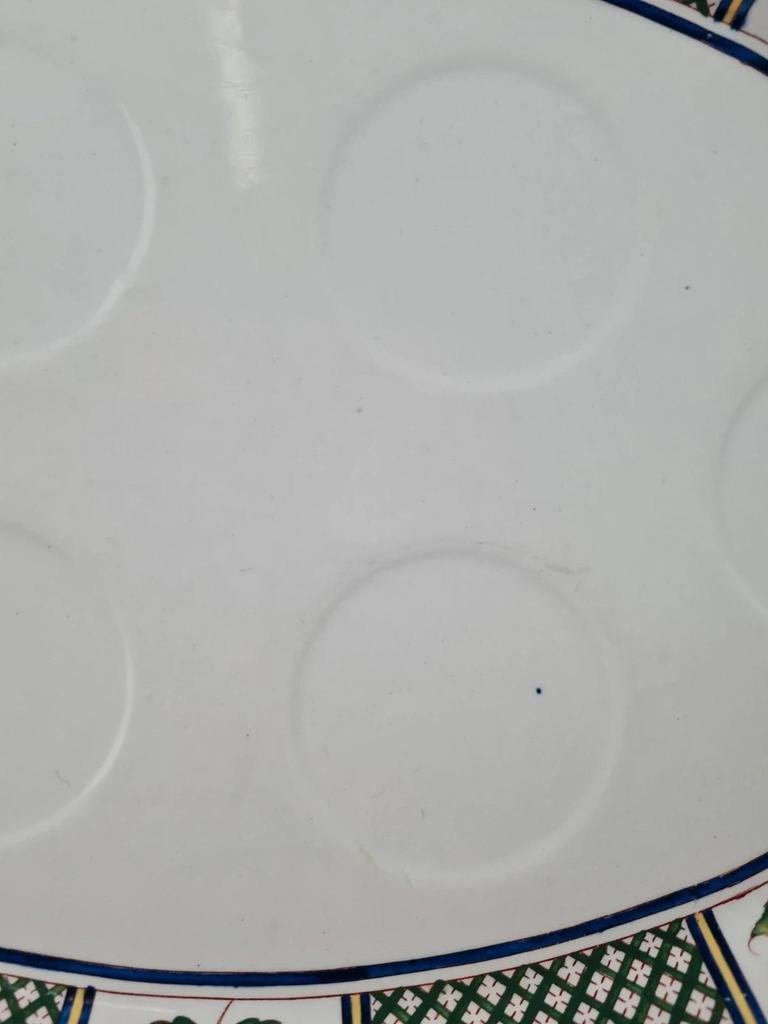 Plat ovale Sarreguemines “montmorency” ancien