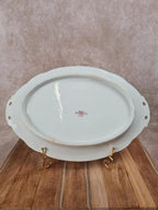 Plat ovale Sarreguemines “montmorency” ancien