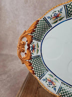 Plat ovale Sarreguemines “montmorency” ancien