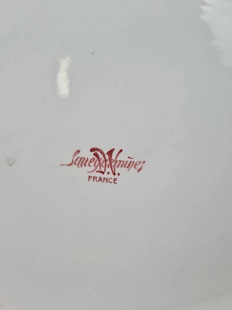 Plat ovale Sarreguemines “montmorency” ancien