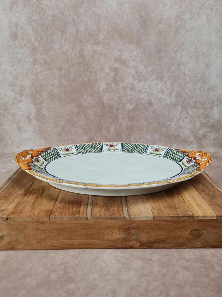 Plat ovale Sarreguemines “montmorency” ancien