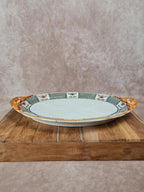 Plat ovale Sarreguemines “montmorency” ancien