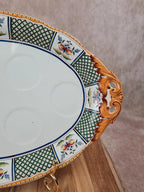 Plat ovale Sarreguemines “montmorency” ancien