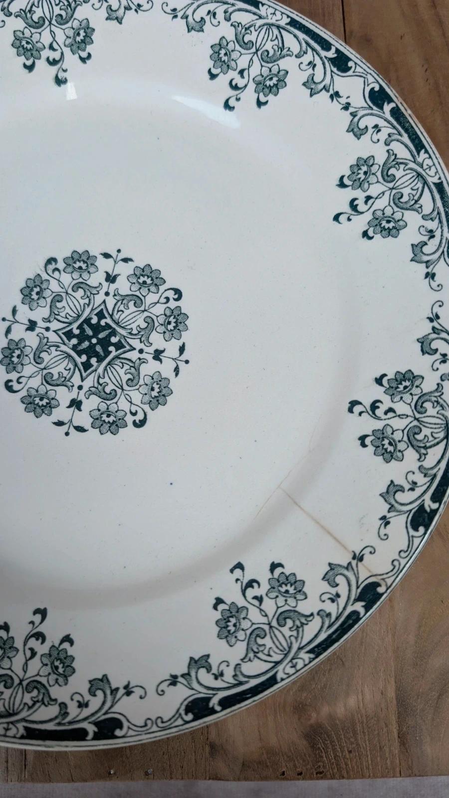 Plat sur pied Sarreguemines – modèle Mignon