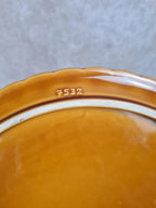 Plateau de service vintage avec manche en bois – numéroté 7532