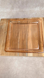 Plateau Portieux rose + 6 verres assortis