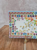 Plateau rectangulaire Gien, Collection Bagatelle Agathe Charlot, made in France