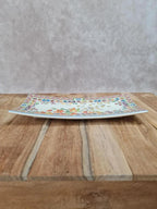 Plateau rectangulaire Gien, Collection Bagatelle Agathe Charlot, made in France