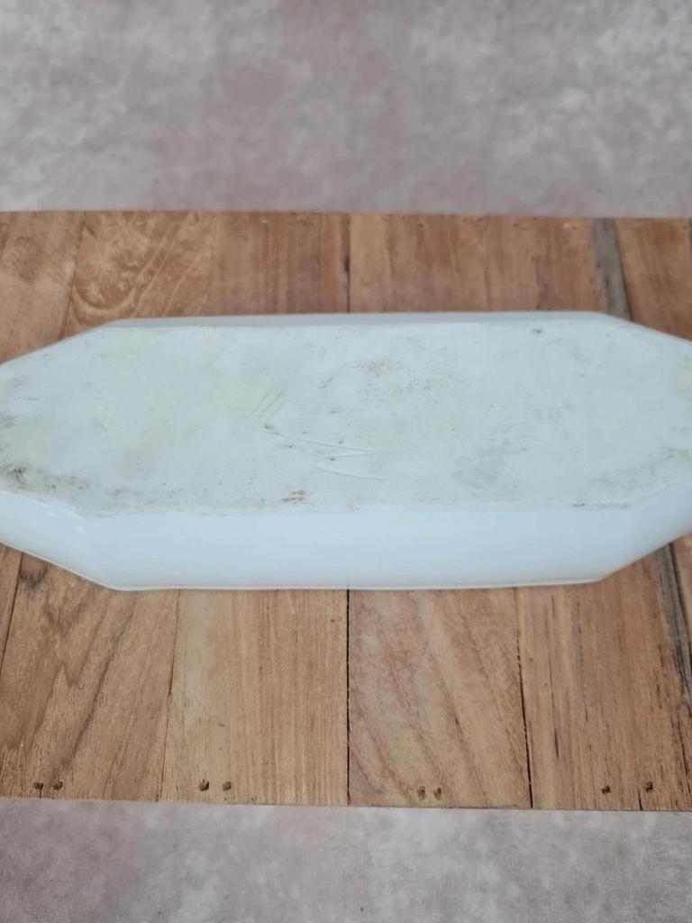 🪥 Porte - brosse à dents ancien en porcelaine blanche