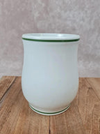 Pot en porcelaine de Limoges décor floral – Porcelaines d’art R.b.