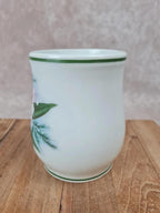 Pot en porcelaine de Limoges décor floral – Porcelaines d’art R.b.