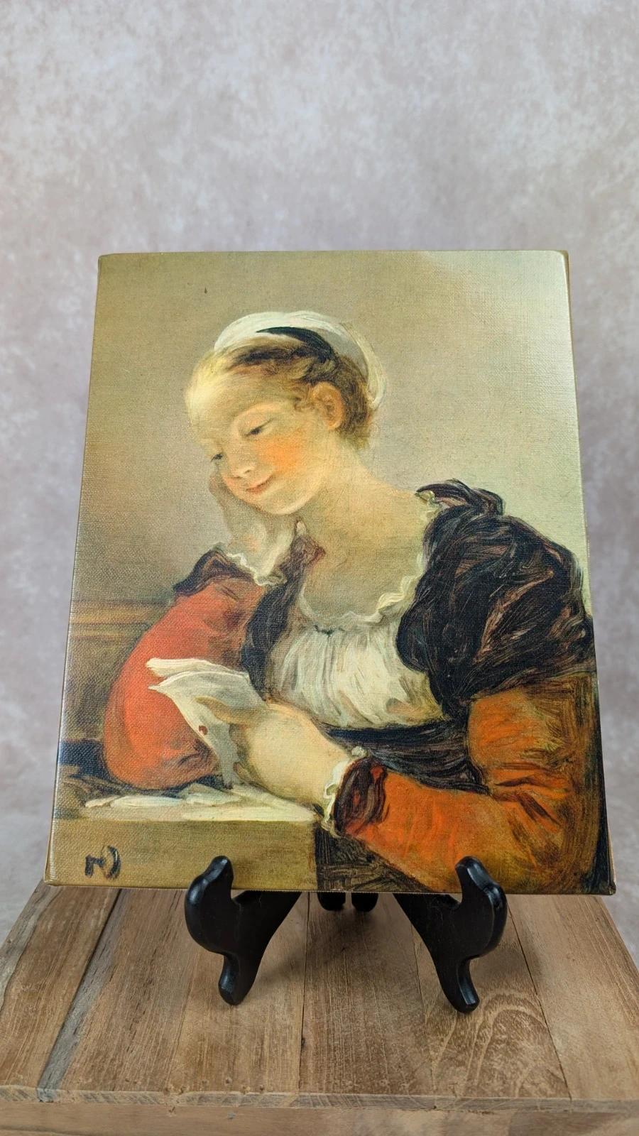 Reproduction tableau Fragonard, La Lettre d’amour