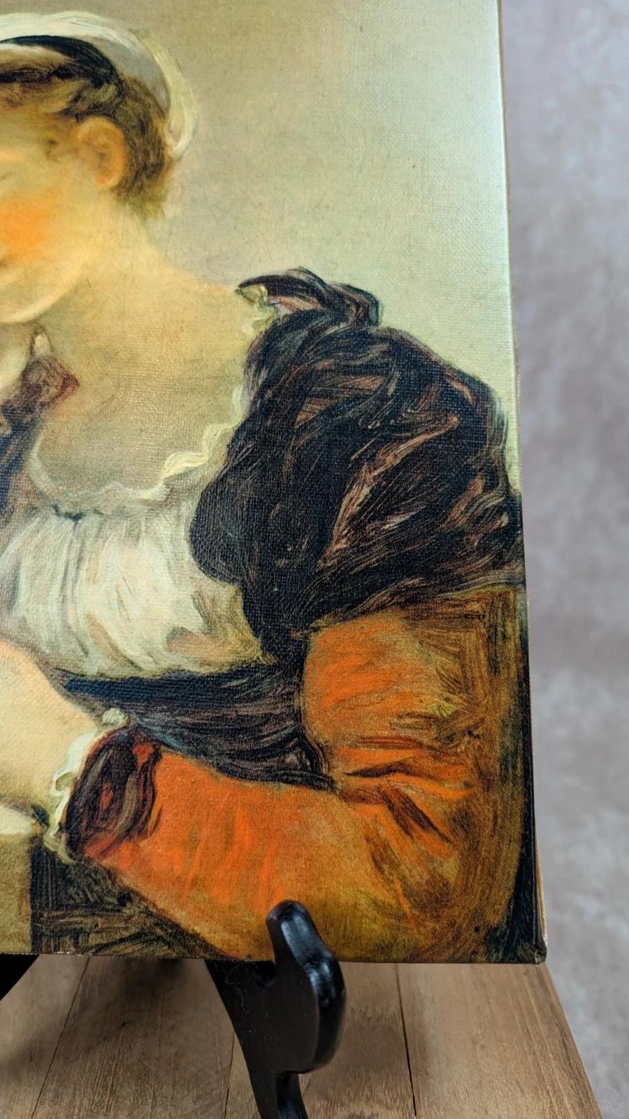 Reproduction tableau Fragonard, La Lettre d’amour