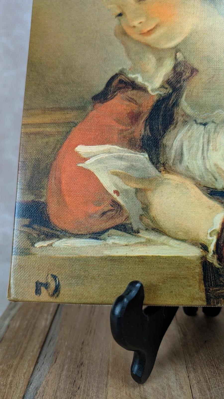 Reproduction tableau Fragonard, La Lettre d’amour