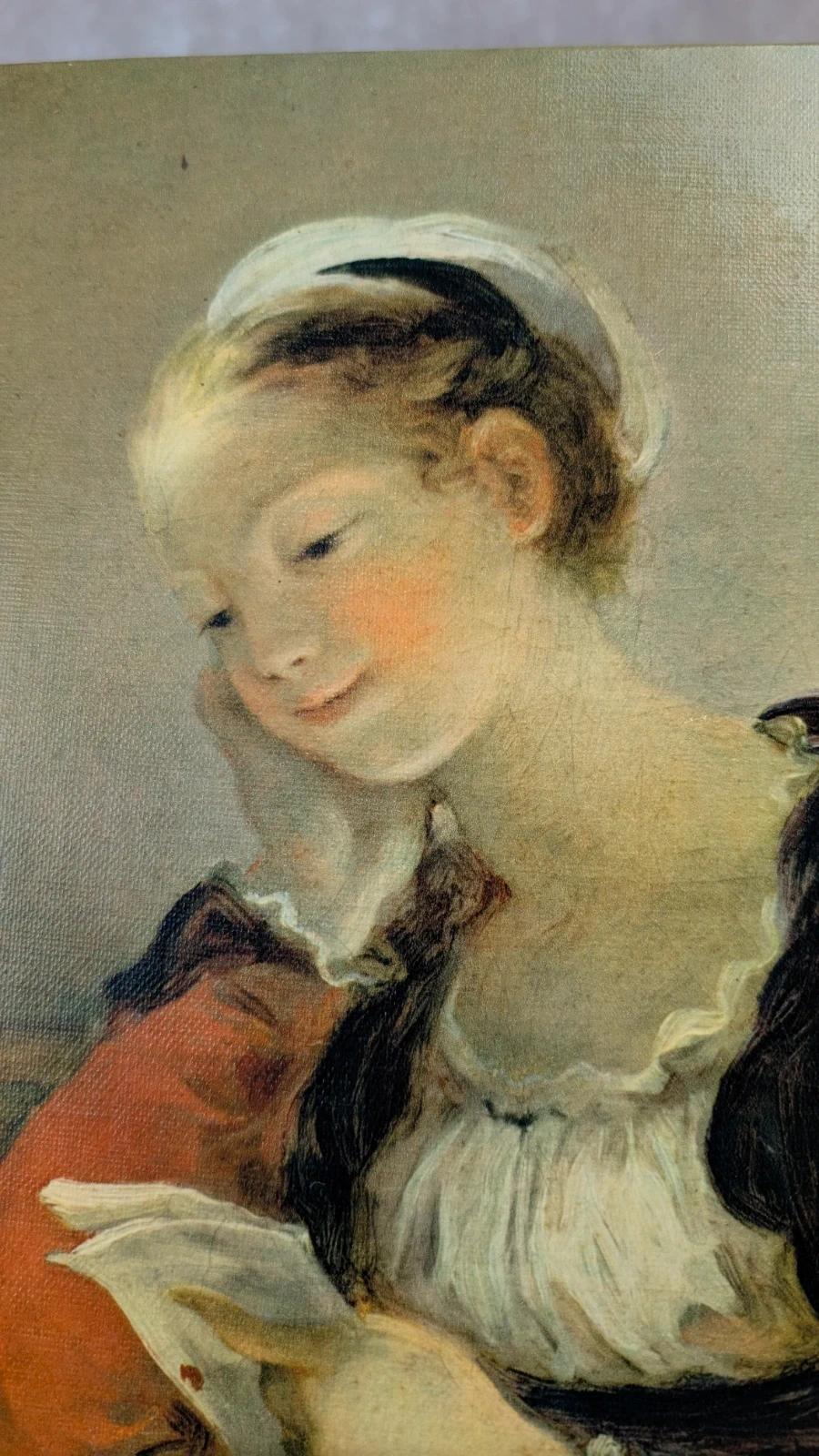 Reproduction tableau Fragonard, La Lettre d’amour