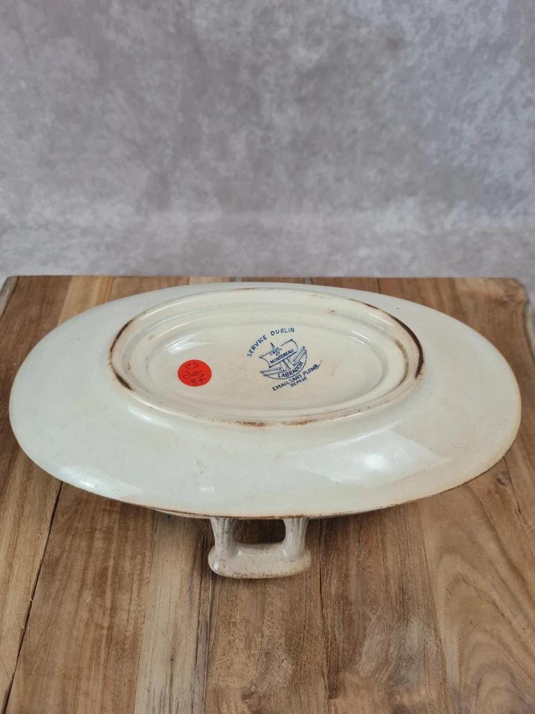 Saucière ancienne Creil et Montereau – Service Dublin – Modèle Labrador